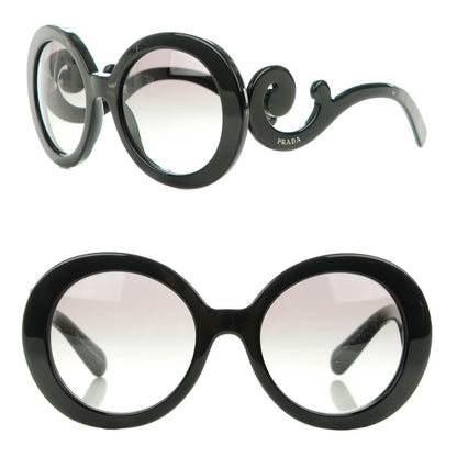 Prada Baroque Sunglasses SPR 27N Black 1 of 6