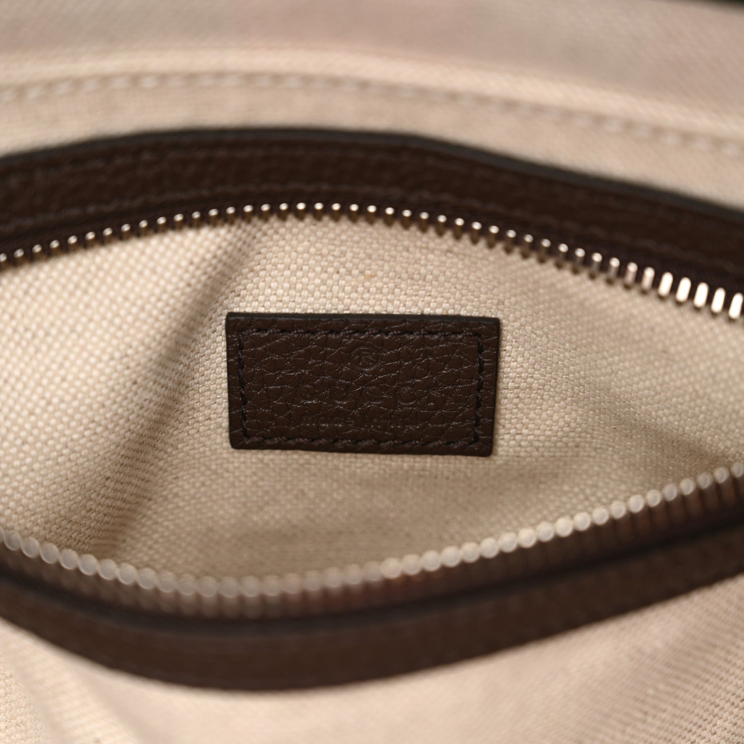 Canvas Web Large Tote Brown