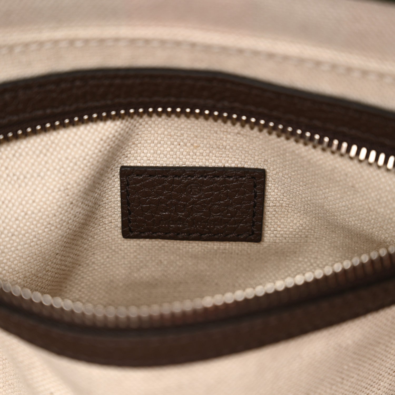 Gucci Canvas Web Large Tote Brown 7 of 11