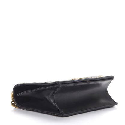 Christian Dior Lambskin Studded Medium Diorama Flap Bag Black 3 of 10