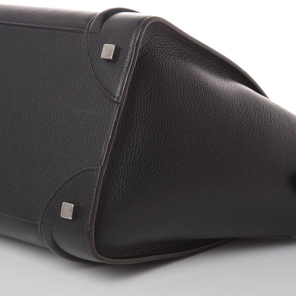 Celine Drummed Calfskin Mini Luggage Black 12 of 12