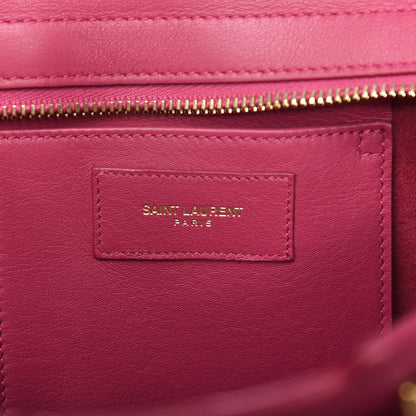 Saint Laurent Calfskin Small Classic Y Cabas Fuchsia 7 of 10