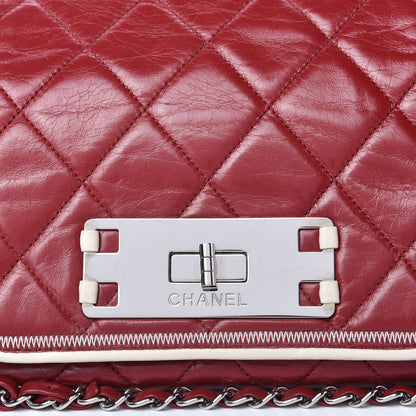 Chanel Lambskin Quilted Accordion Mademoiselle Flap Red 10 of 11