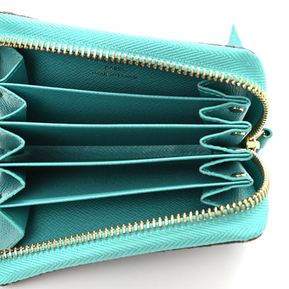 Louis Vuitton Monogram Zippy Multicartes Turquoise 5 of 6
