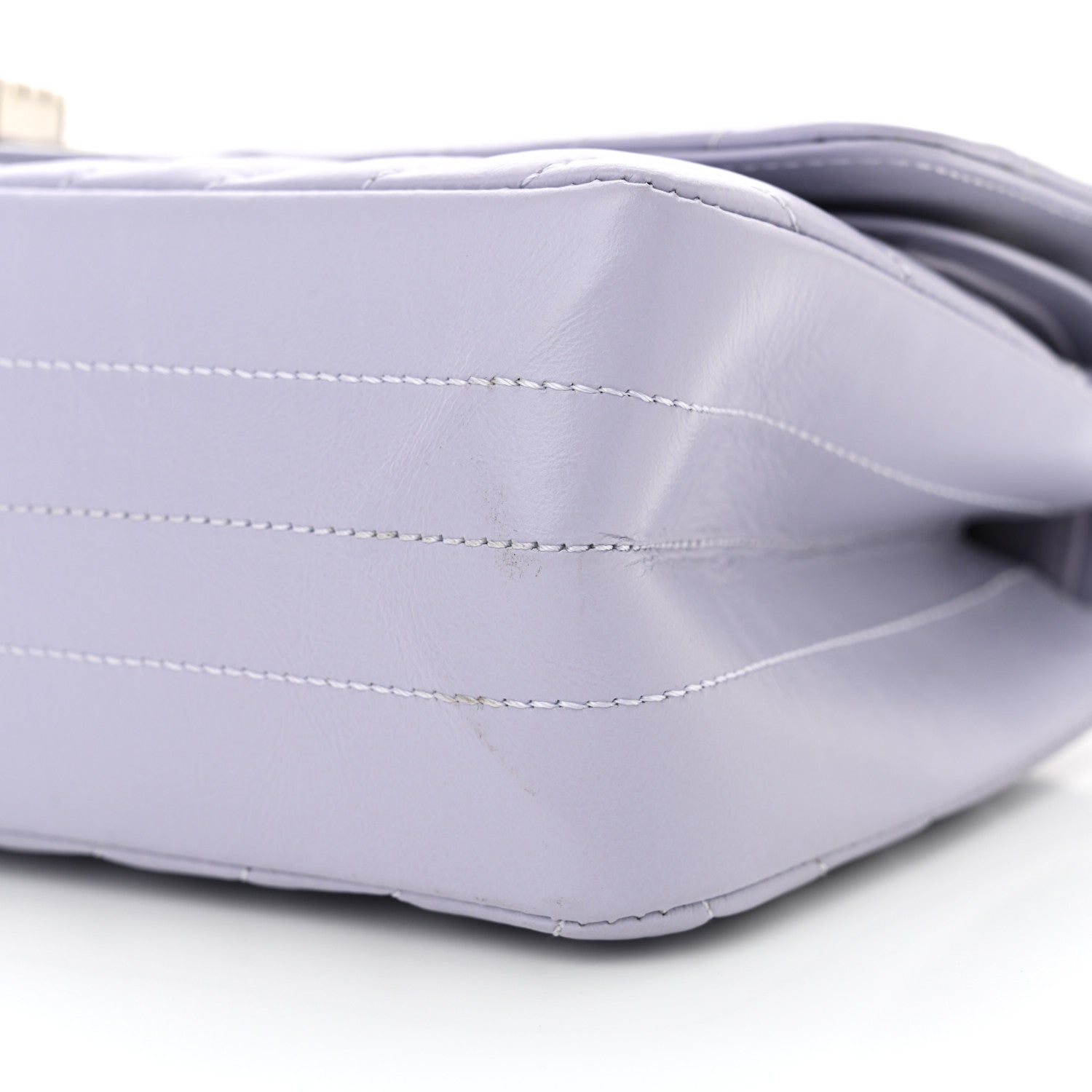 Chanel Aged Calfskin Chevron Quilted 2.55 Reissue 225 Flap Light Purple 10 of 12