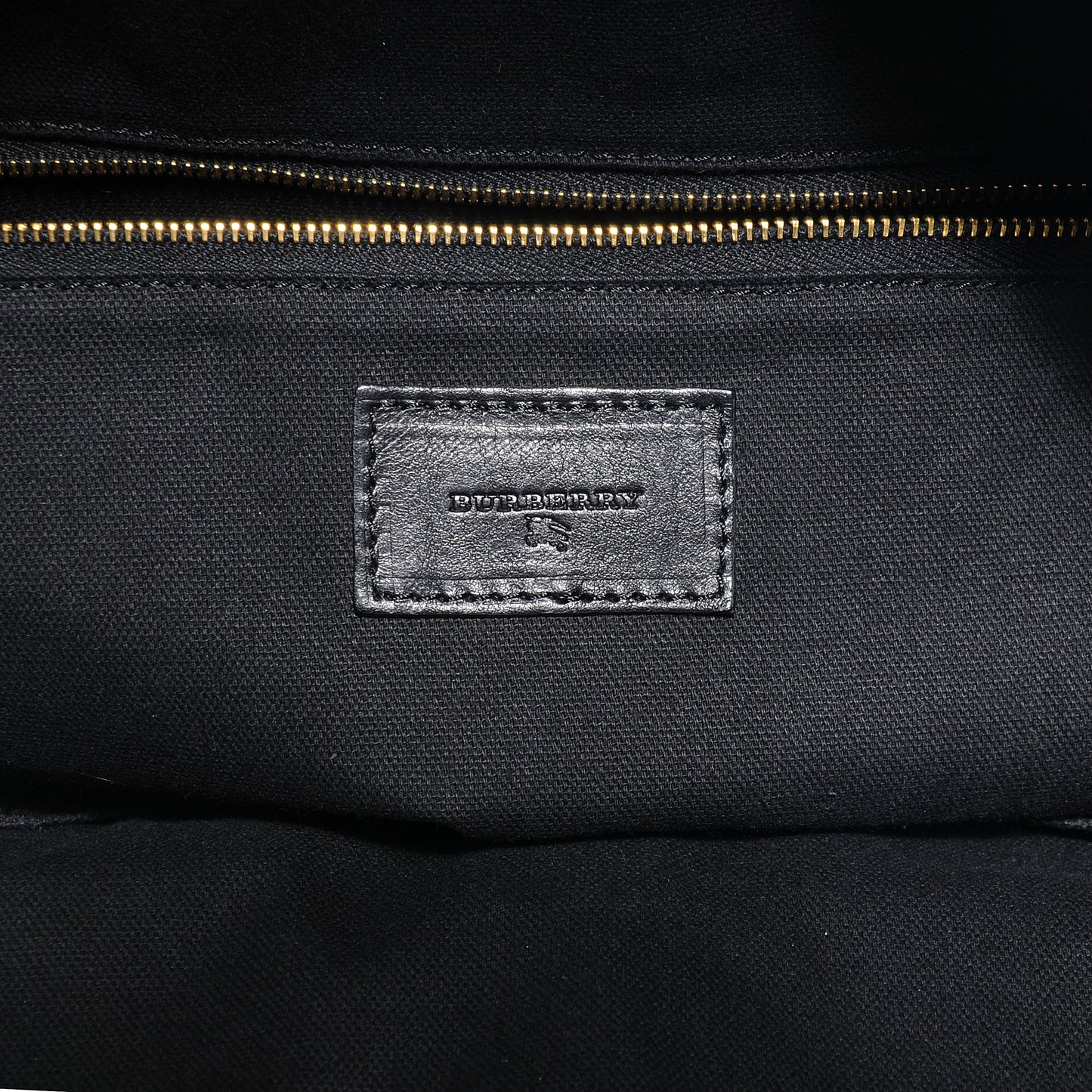 Leather Chain Hobo Black