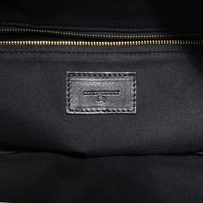 Burberry Leather Chain Hobo Black 6 of 7
