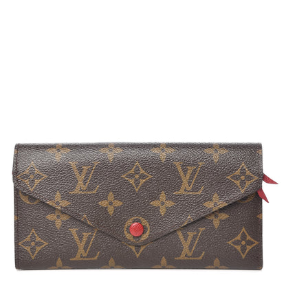 Louis Vuitton Monogram Josephine Wallet Red 1 of 13
