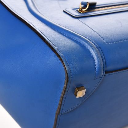 Celine Palmelato Mini Luggage Electric Blue 7 of 12