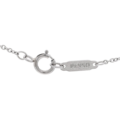 Tiffany Platinum Diamond .32ctw Circlet Pendant Necklace 5 of 6