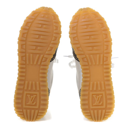 Louis Vuitton Calfskin Monogram Embellished Run Away Sneakers 37 White 4 of 4
