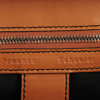 Proenza Schouler Lambskin Lizard Snakeskin Suede Medium PS1 Exotic Stripe Mix Satchel Dune 6 of 8