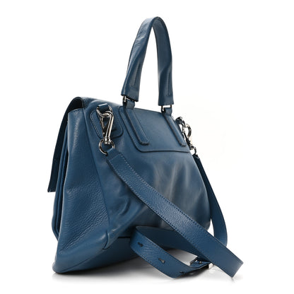 Givenchy Calfskin Small Pandora Pure Flap Bag Blue 3 of 10