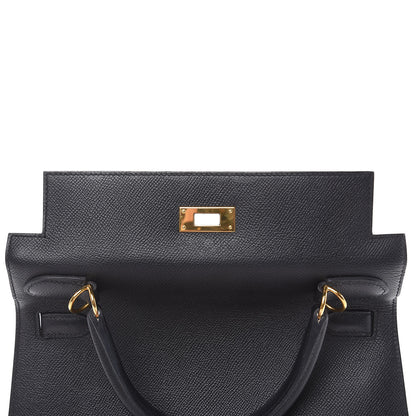 Hermes Epsom Kelly Sellier 28 Black 25 of 37