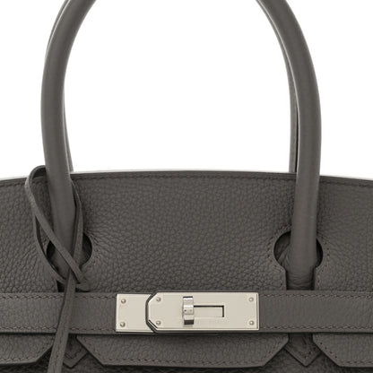 Hermes Togo BIRKIN 30 Etain 5 of 10