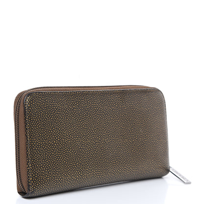 Chanel Metallic Caviar Large Timeless CC Zip Around Wallet Bronze 2 of 10