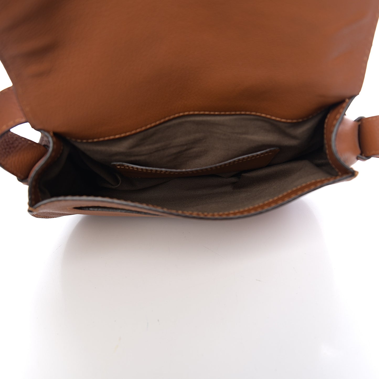 Calfskin Medium Marcie Round Crossbody Bag Tan