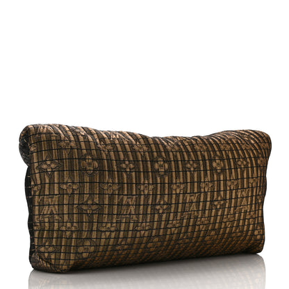 Louis Vuitton Jacquard Quilted Monogram Altair Clutch Bronze 4 of 11