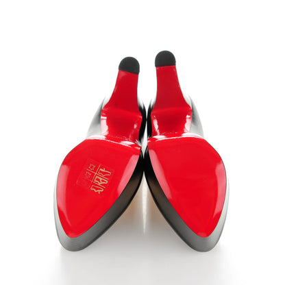 Christian Louboutin Shiny Calfskin Alta Vicky 160 Pumps 35.5 Black 5 of 7