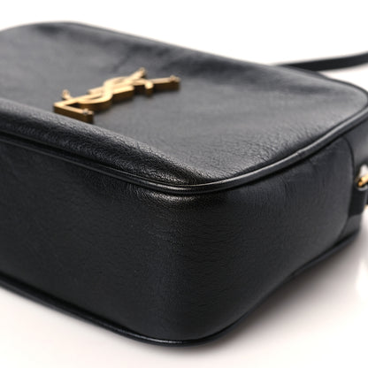 Saint Laurent Grained Lambskin Monogram Lou Camera Bag Black 9 of 9