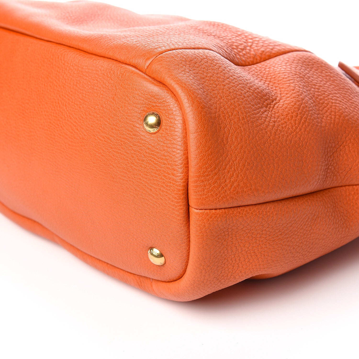 Prada Vitello Daino Tote Papaya 9 of 11