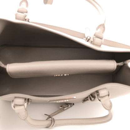 Prada Saffiano Cuir Medium Double Handle Tote Argilla 4 of 13
