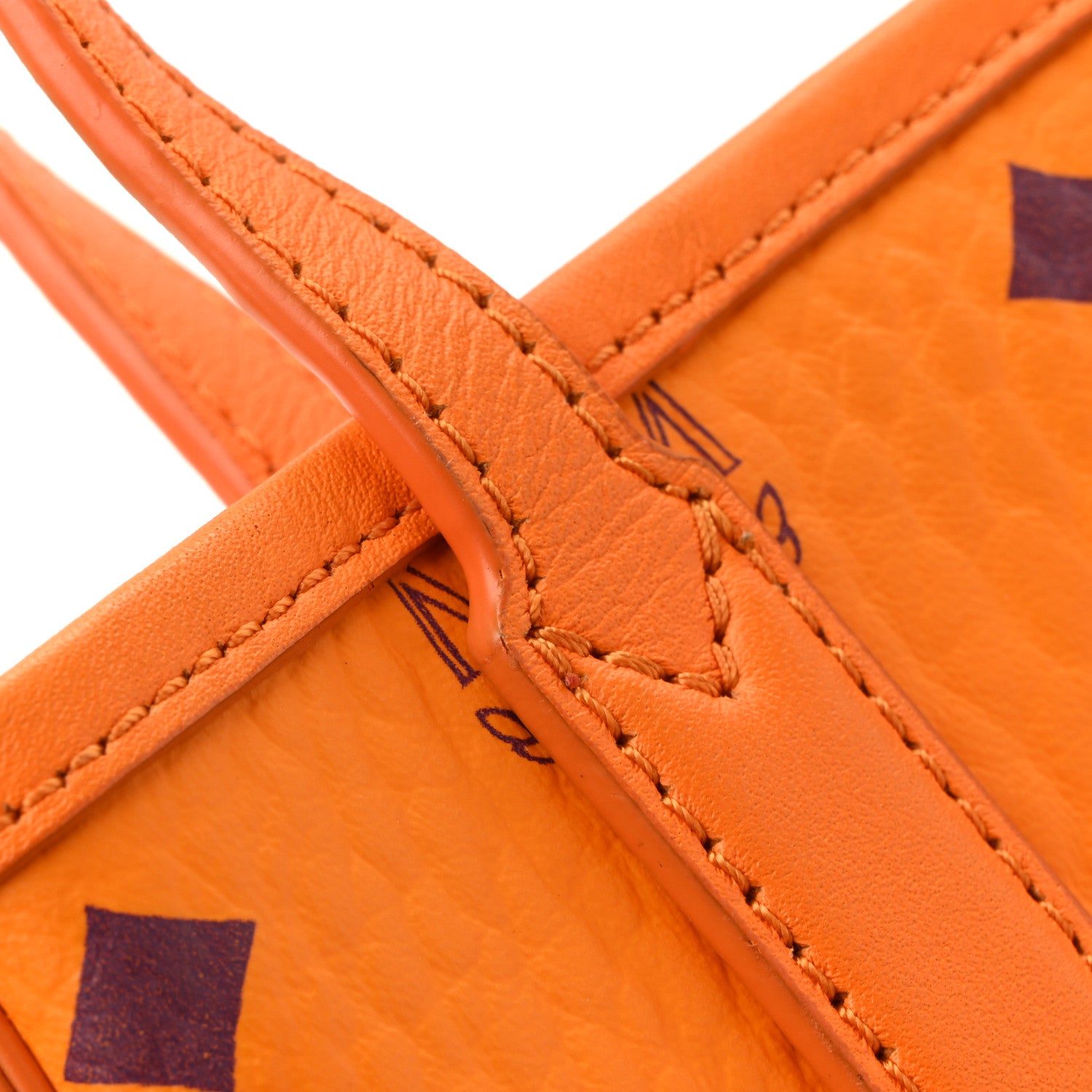 MCM Visetos Mini Aren Tote Orange 1822407 – FASHIONPHILE