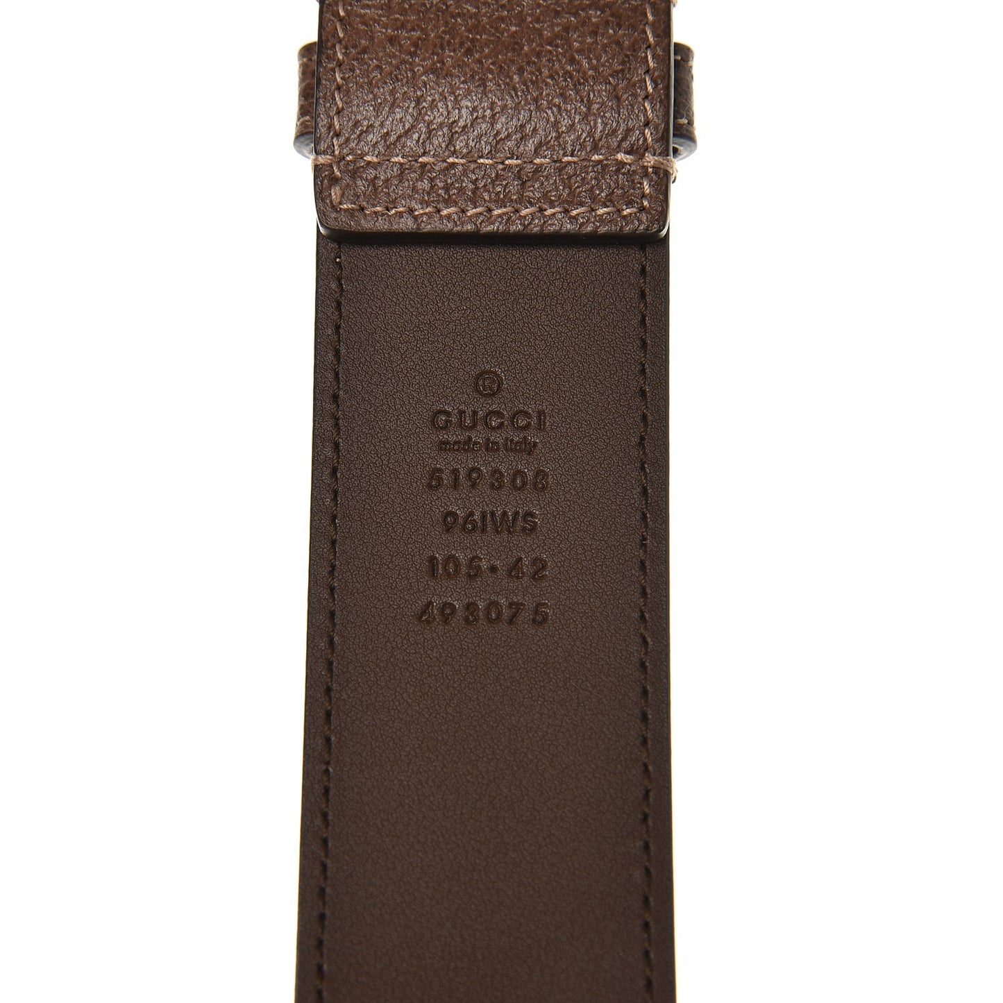 GG Supreme Monogram Ophidia Belted iPhone Case 105 42 Dark Brown