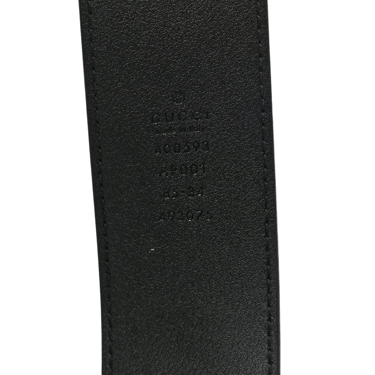 Calfskin Double G 40mm Belt 85 34 Black