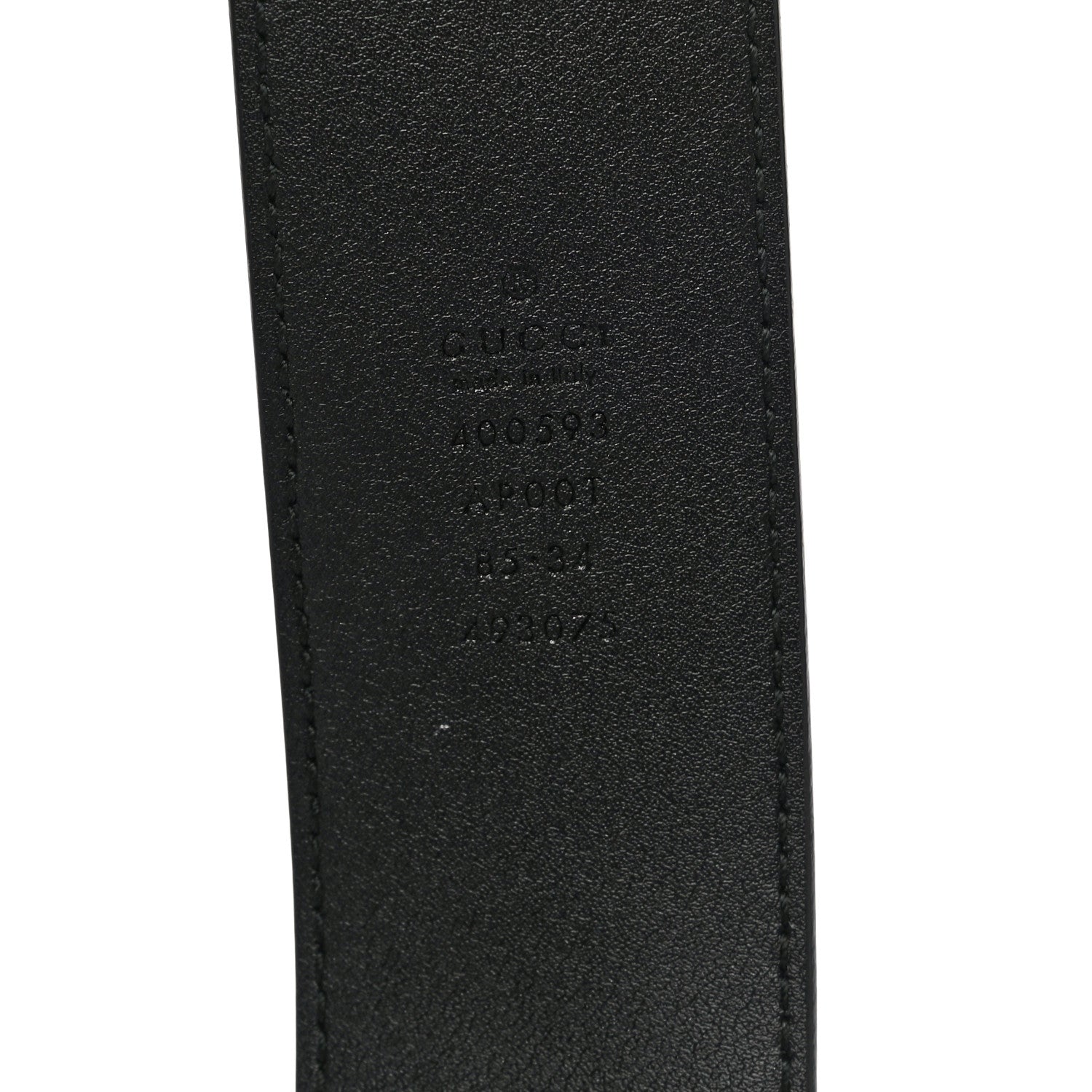 Gucci Calfskin Double G 40mm Belt 85 34 Black 4 of 15