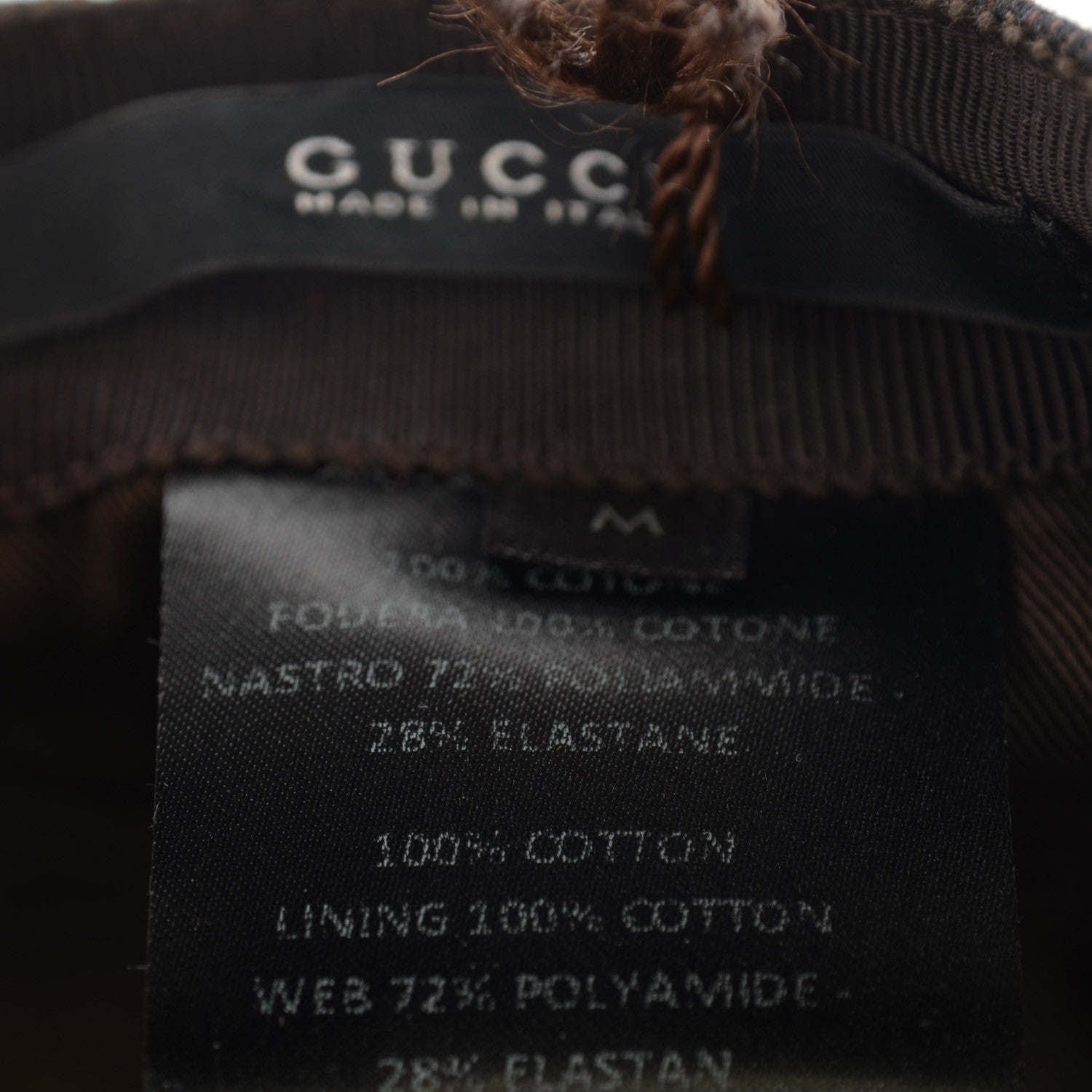 Gucci Monogram Web Baseball Hat M Black 8 of 9