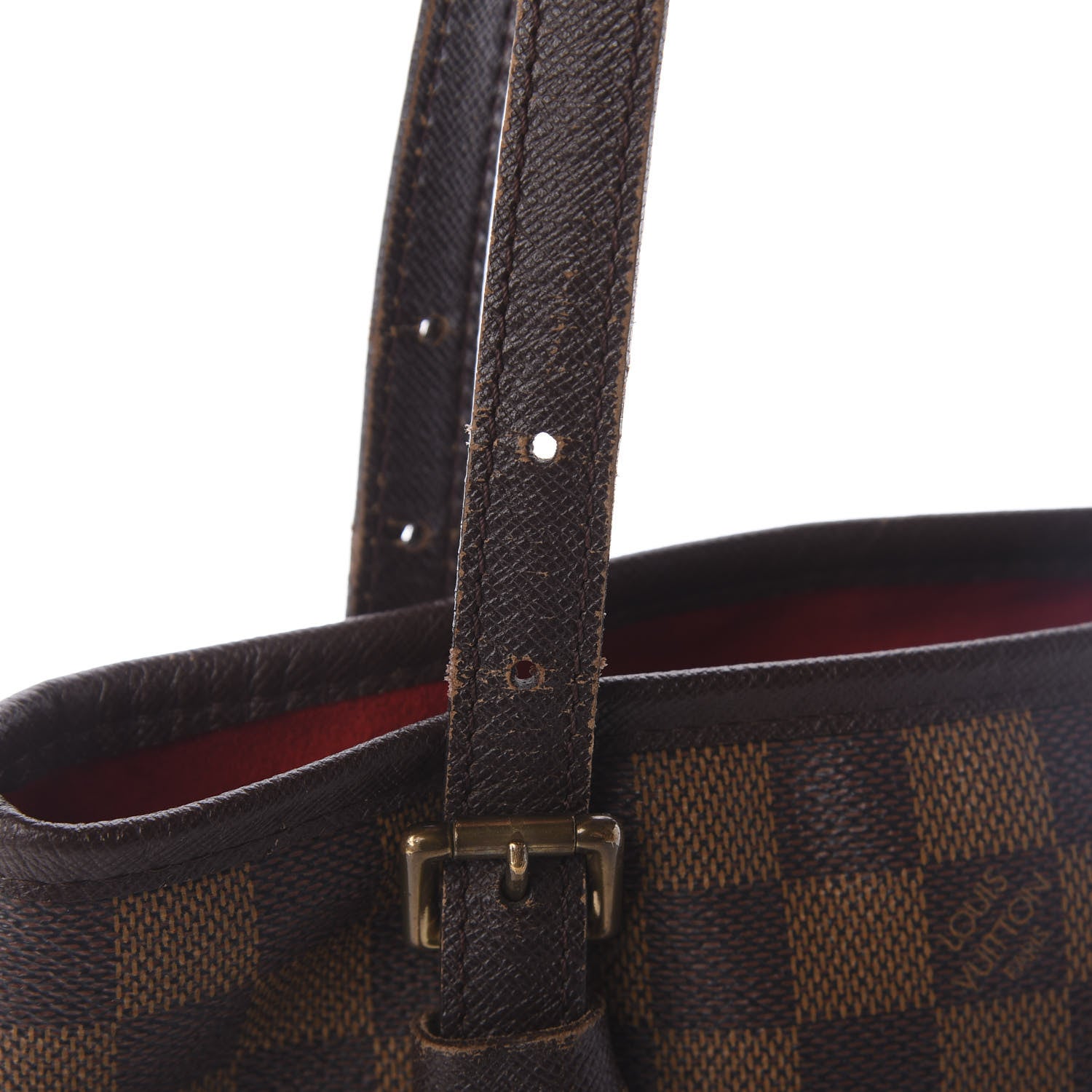 Louis Vuitton Damier Ebene Marais Bucket 23 13 of 16