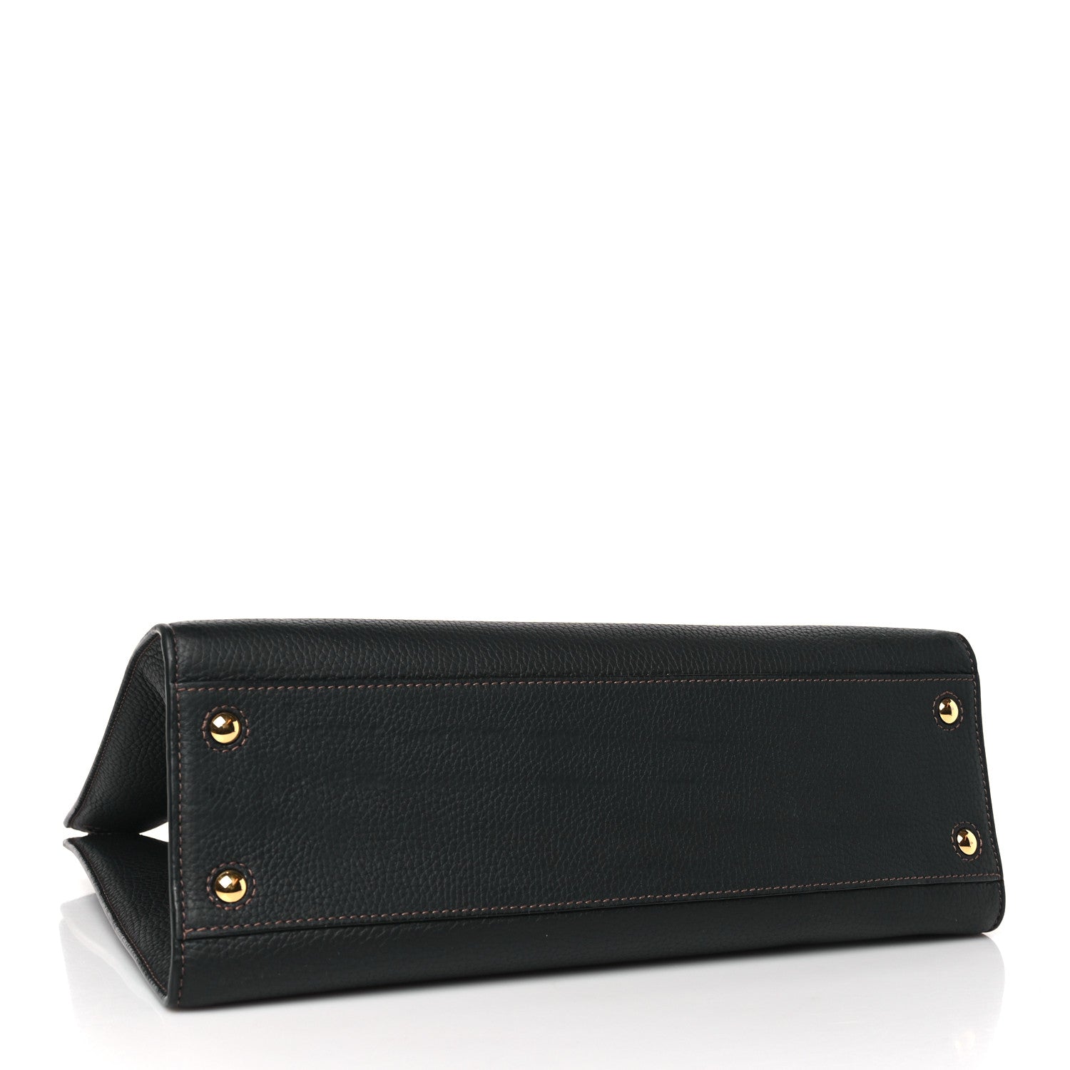 Burberry Grained Calfskin Small Frances Tote Black 4 of 8