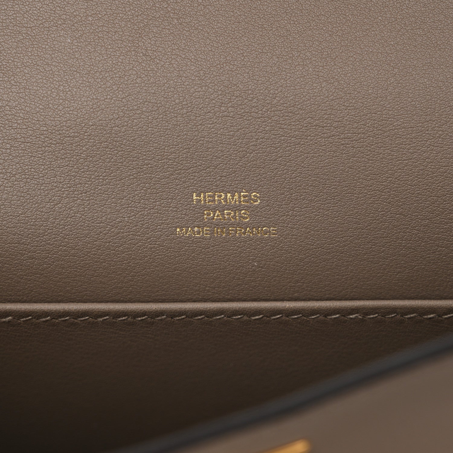 Hermes Swift Kelly Pochette Clutch Gris Asphalte 6 of 12