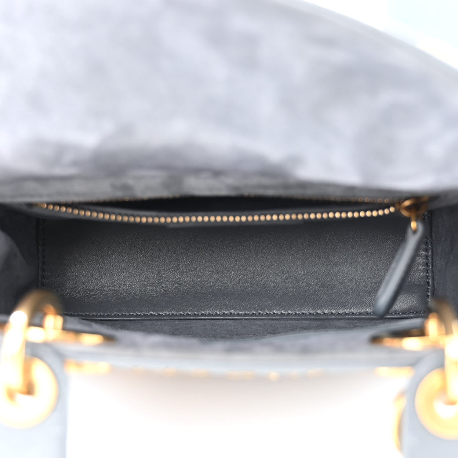 Christian Dior Lambskin Beaded Embroidered Mini Astrology Lady Dior Blue Multicolor 5 of 11