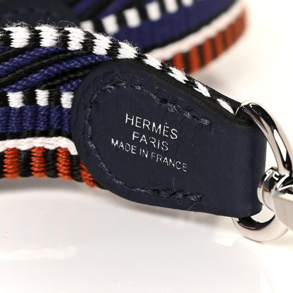 Hermes Taurillon Clemence Amazone Sangle Cavale Evelyne TPM Bleu Nuit Bleu Encre Cuivre 10 of 11
