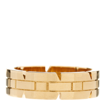 Cartier 18K Yellow Gold Tank Francaise Band Ring 55 7.25 1 of 3