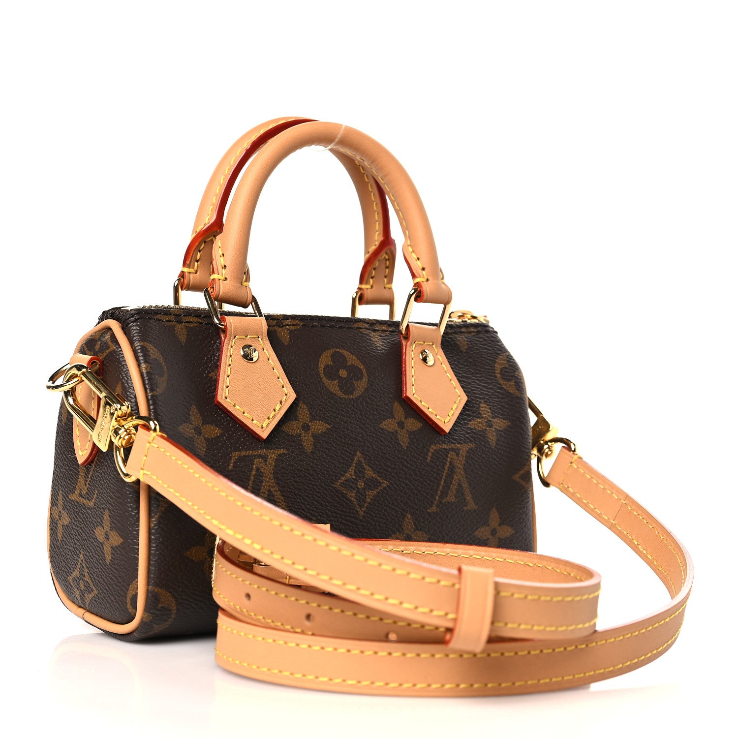 Louis Vuitton Monogram Nano Speedy Bandouliere 3 of 8