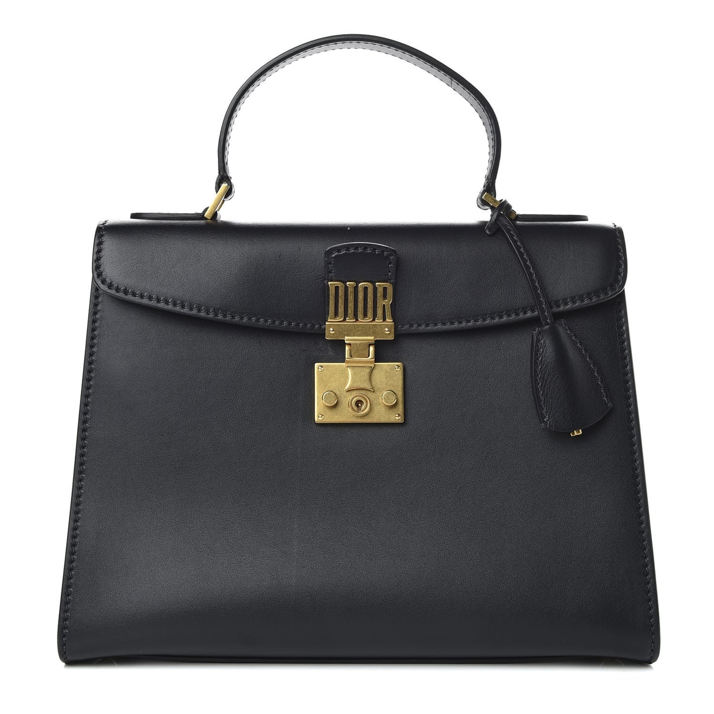 Calfskin Dioraddict Top Handle Black