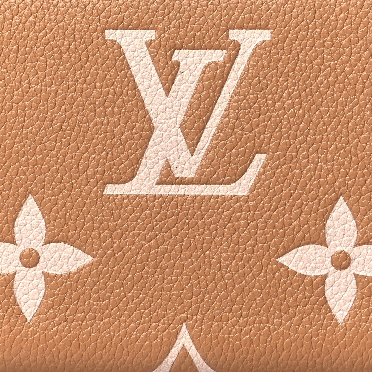 Empreinte Monogram Giant Clemence Wallet Arizona Creme