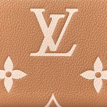 Louis Vuitton Empreinte Monogram Giant Clemence Wallet Arizona Creme 7 of 8