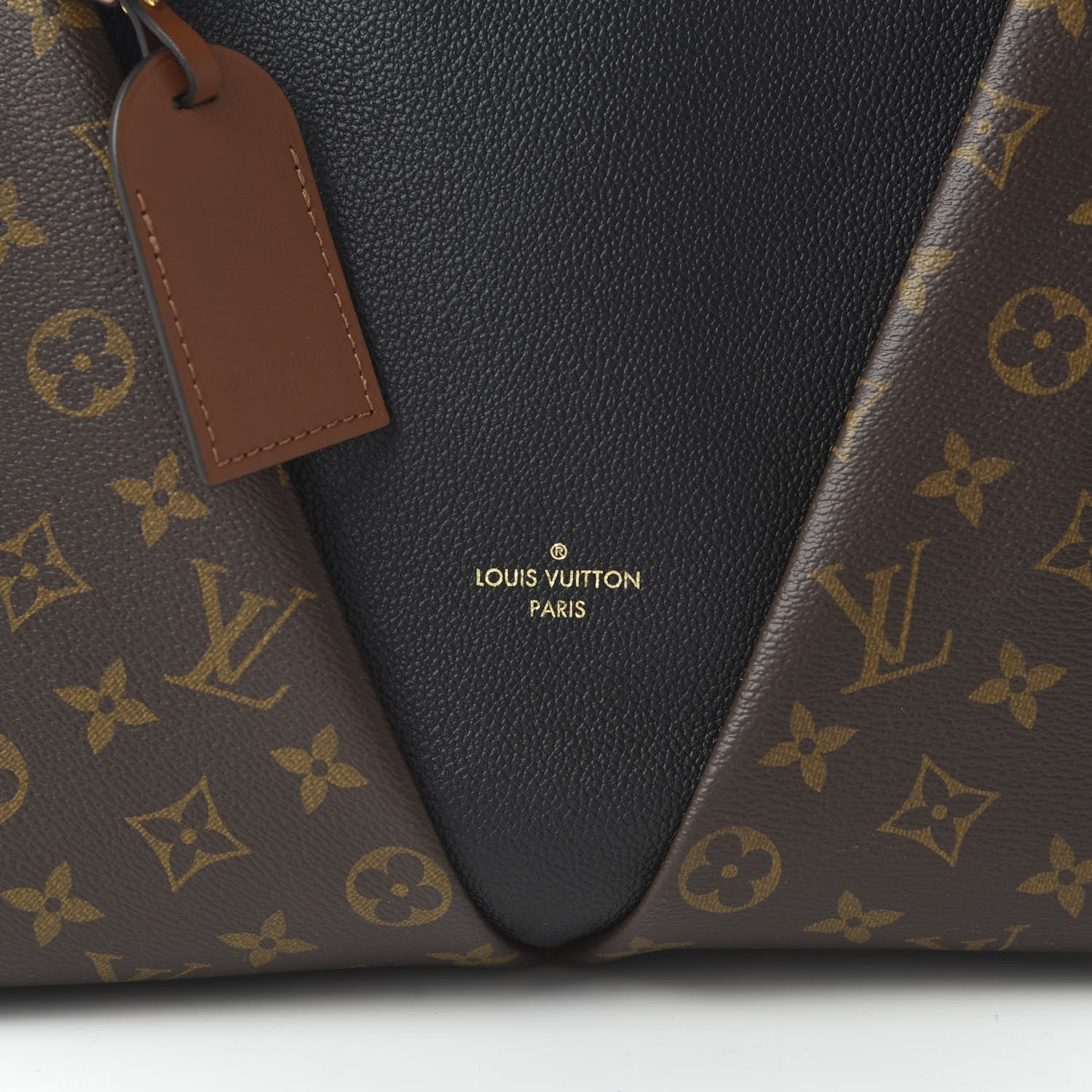 Louis Vuitton Monogram V Tote MM Black 10 of 10