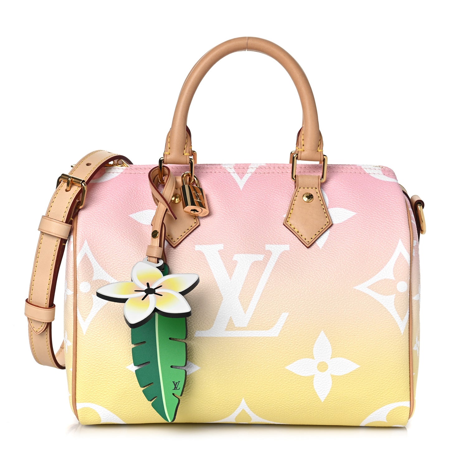 Monogram Giant By The Pool Speedy Bandouliere 25 Light Pink