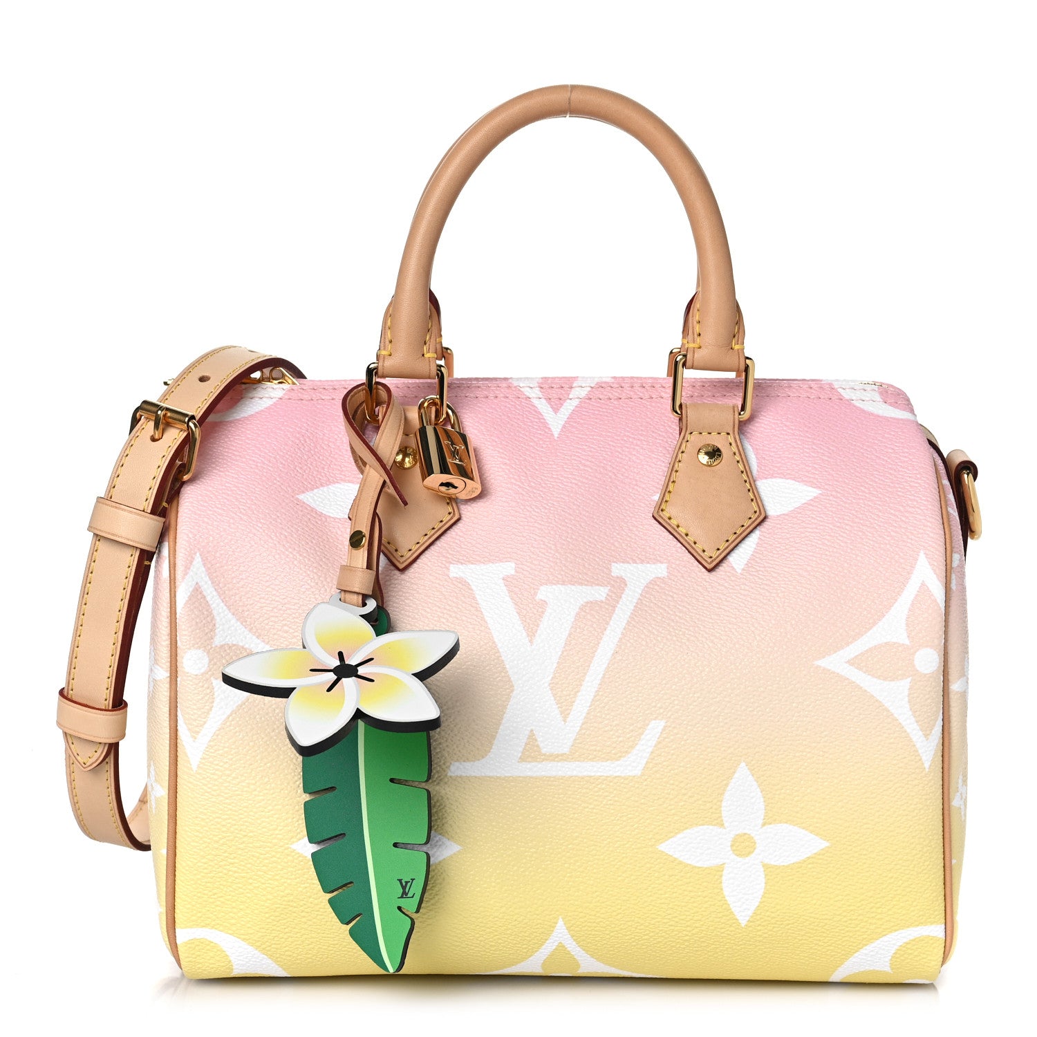 Louis Vuitton Monogram Giant By The Pool Speedy Bandouliere 25 Light Pink 1 of 8