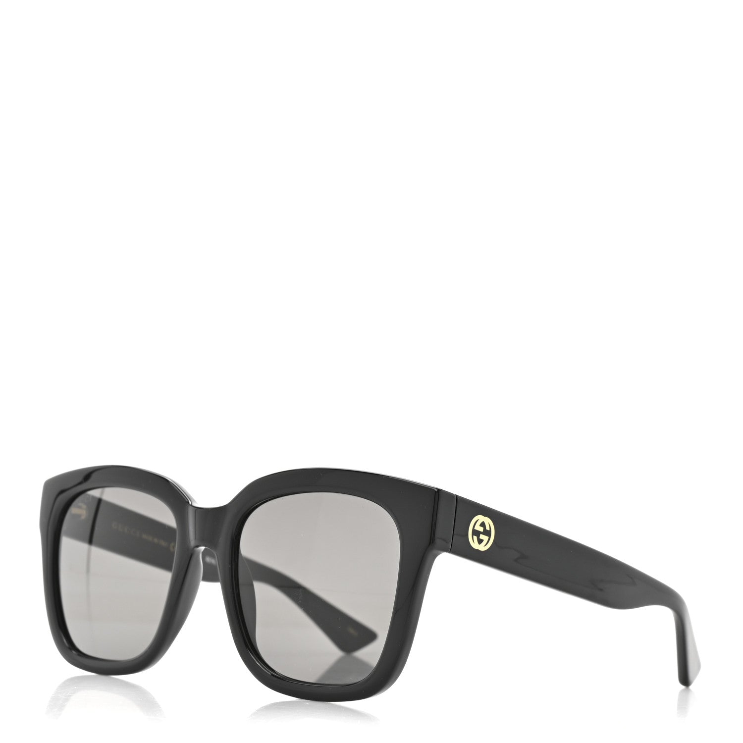 Gucci Acetate Square Frame Sunglasses GG1338S Black 1 of 16
