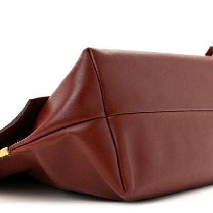 Celine Smooth Calfskin Blade Flap Red Wood 6 of 12