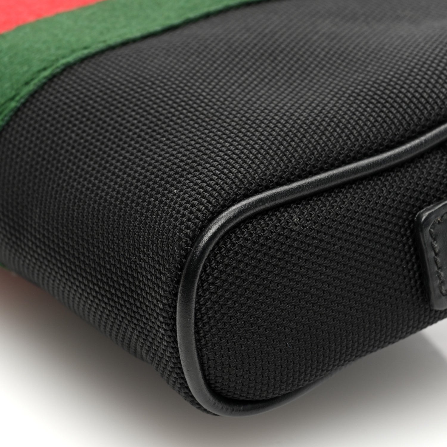 Gucci Canvas Web Slim Belt Bag Black 10 of 10