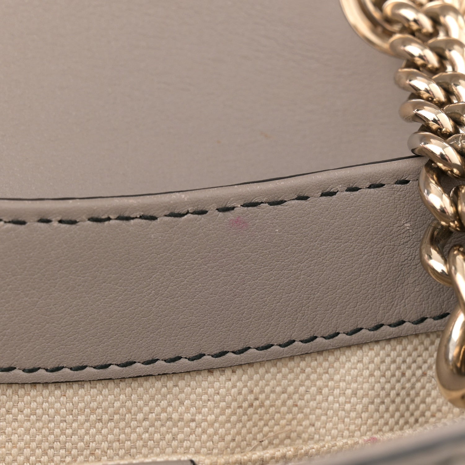 Gucci Guccissima Mini Emily Chain Shoulder Bag Storm Grey 13 of 15