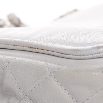 Chanel Caviar Large Timeless CC Flap White 9 of 12