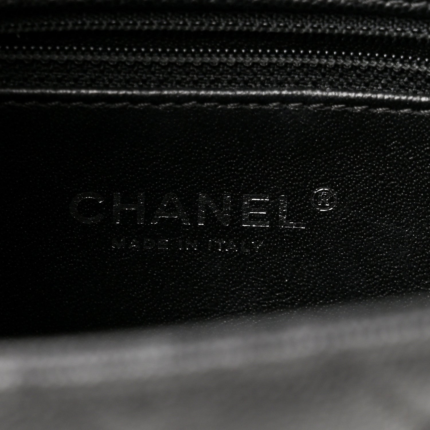 Chanel Caviar Lizard Embossed Quilted Mini Coco Handle Flap Black 6 of 12